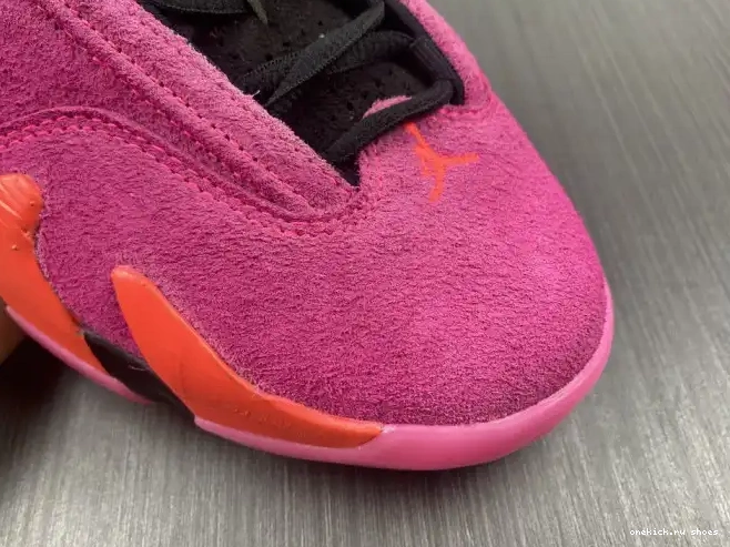Rep Shocking DH4121-600 14 Pink Retro Jordan Low (W) 0419